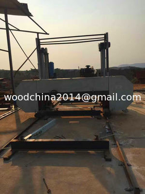 PLC Automatic Setworks Heavy Duty Sawmill Machine Pemotongan Kayu
