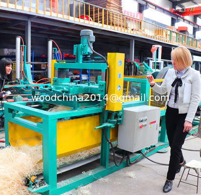 Pabrik Kapasitas Besar Horizontal Langsung China Firelighter Mesin Membuat Wool Kayu