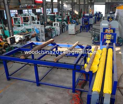 High Precision Woodworking Log Sawmill Wood Cutting Twin Vertical Band Sawmill Mesin
