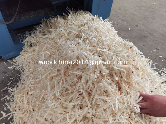 1500kgs per jam tinggi Kapasitas kayu beech Log mesin cukur untuk tempat tidur kuda